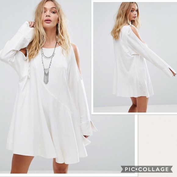 Free People Dresses & Skirts - NWT Free People Clear Skies Cold Shoulder Dress